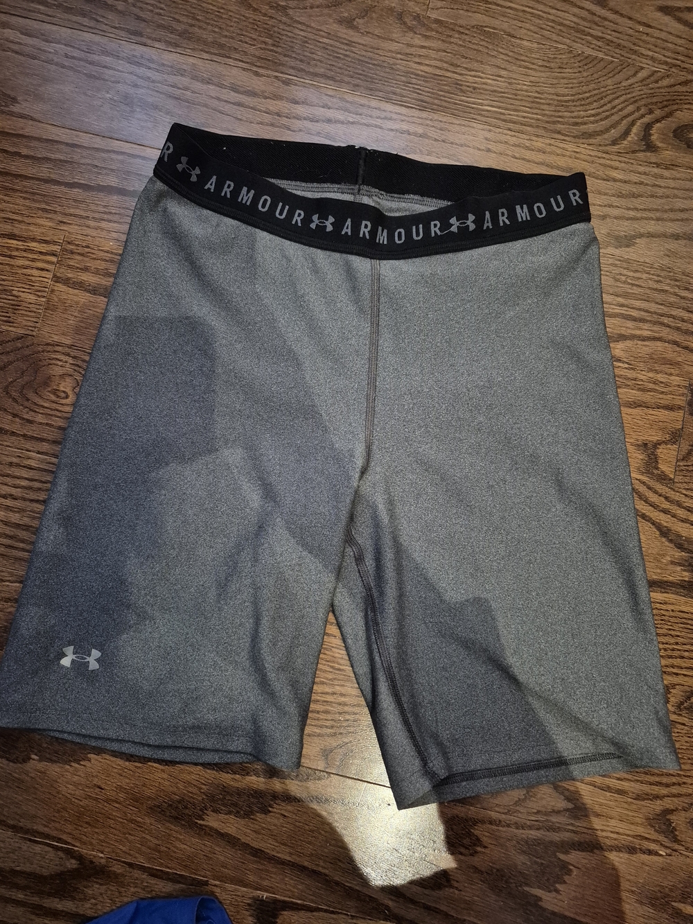 Under Armour Men's Black & Gray Performance Compression Shorts